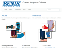 Tablet Screenshot of benik.com